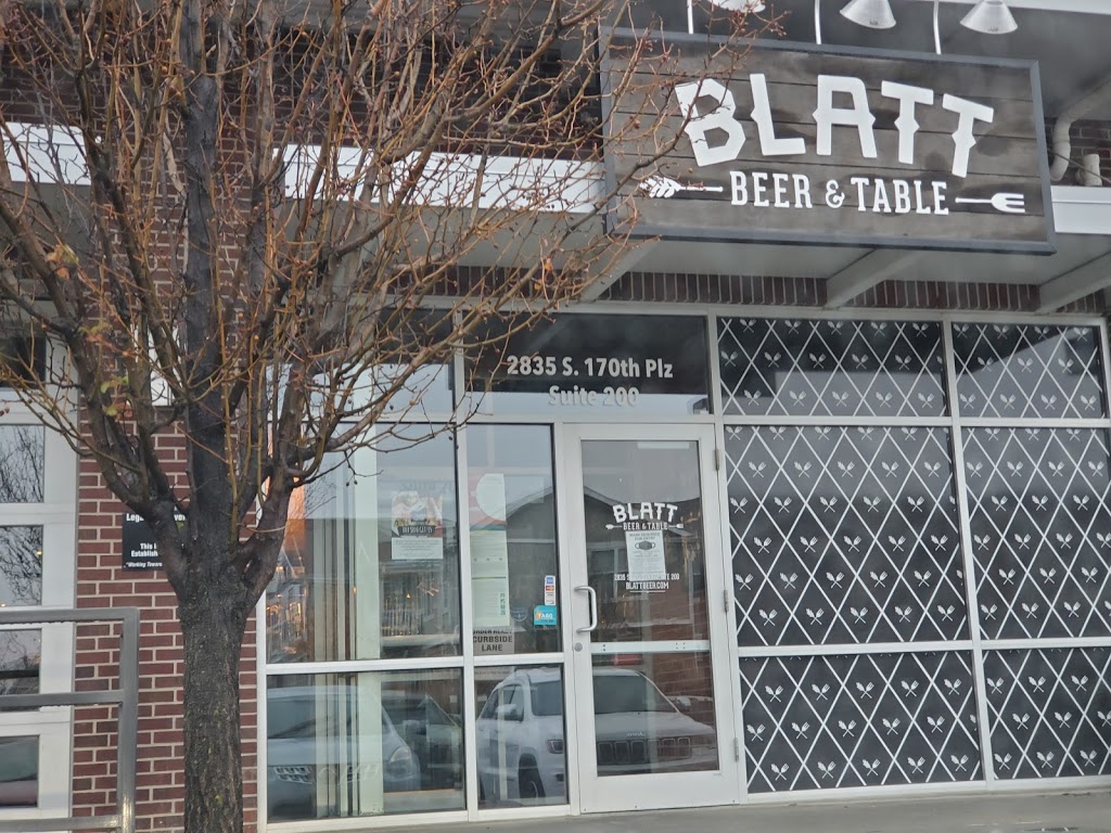 Blatt Beer & Table | Shops of Legacy 2835, S 170th Plaza #200, Omaha, NE 68130, USA | Phone: (402) 697-7802