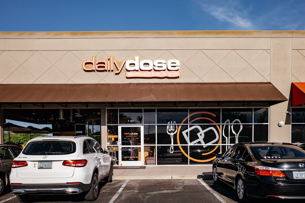 Daily Dose MidTown Grill | 1928 East Highland Avenue #F-107, Phoenix, AZ 85016, USA | Phone: (602) 274-0334