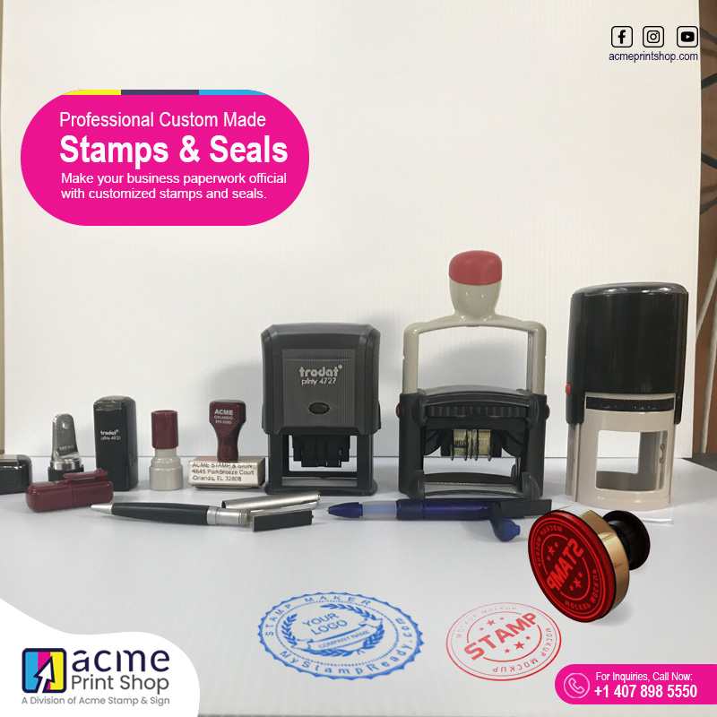 Acme Stamp & Sign | 4645 Parkbreeze Ct, Orlando, FL 32808, USA | Phone: (407) 898-5550