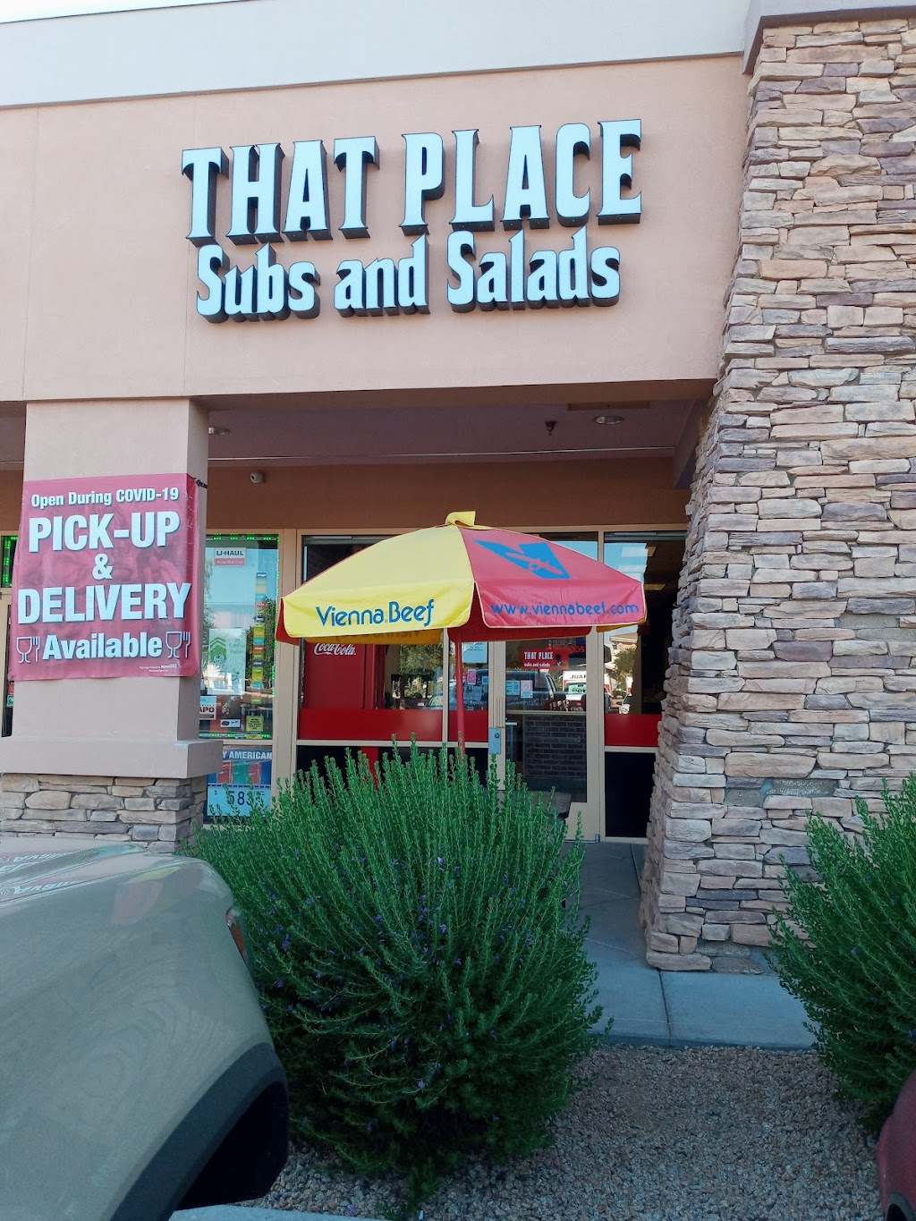 That Place Subs and Salads | 20340 N Lake Pleasant Rd #102, Peoria, AZ 85382, USA | Phone: (623) 466-6814