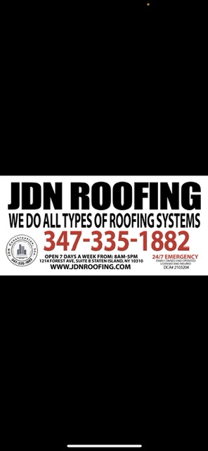 JDN Roofing | 1214 Forest Ave, Staten Island, NY 10310, USA | Phone: (347) 335-1882