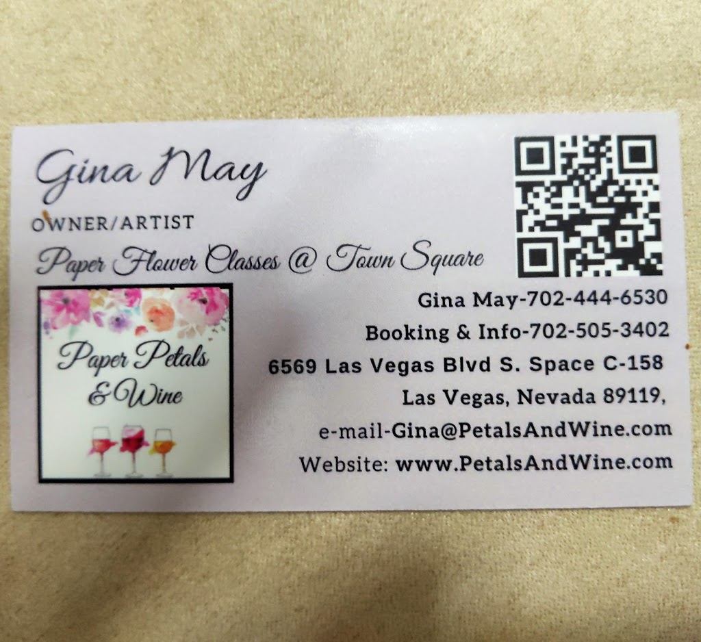 Paper Petals and Wine | 6659 Las Vegas Blvd S Space b-110, Las Vegas, NV 89119, USA | Phone: (702) 505-3402