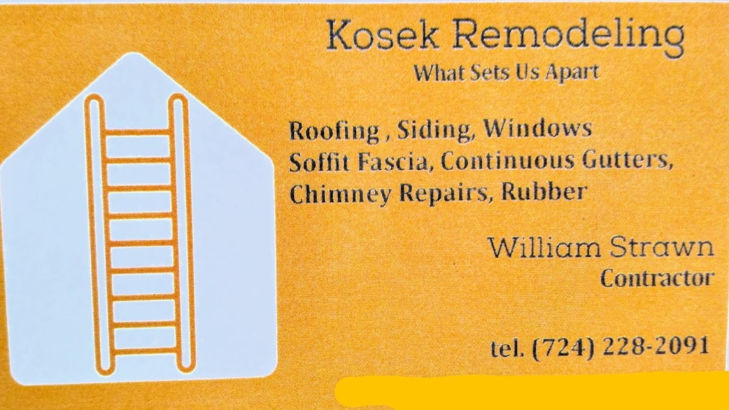 Kosek Roofing | 885 Grove Ave, Washington, PA 15301, USA | Phone: (724) 228-2091