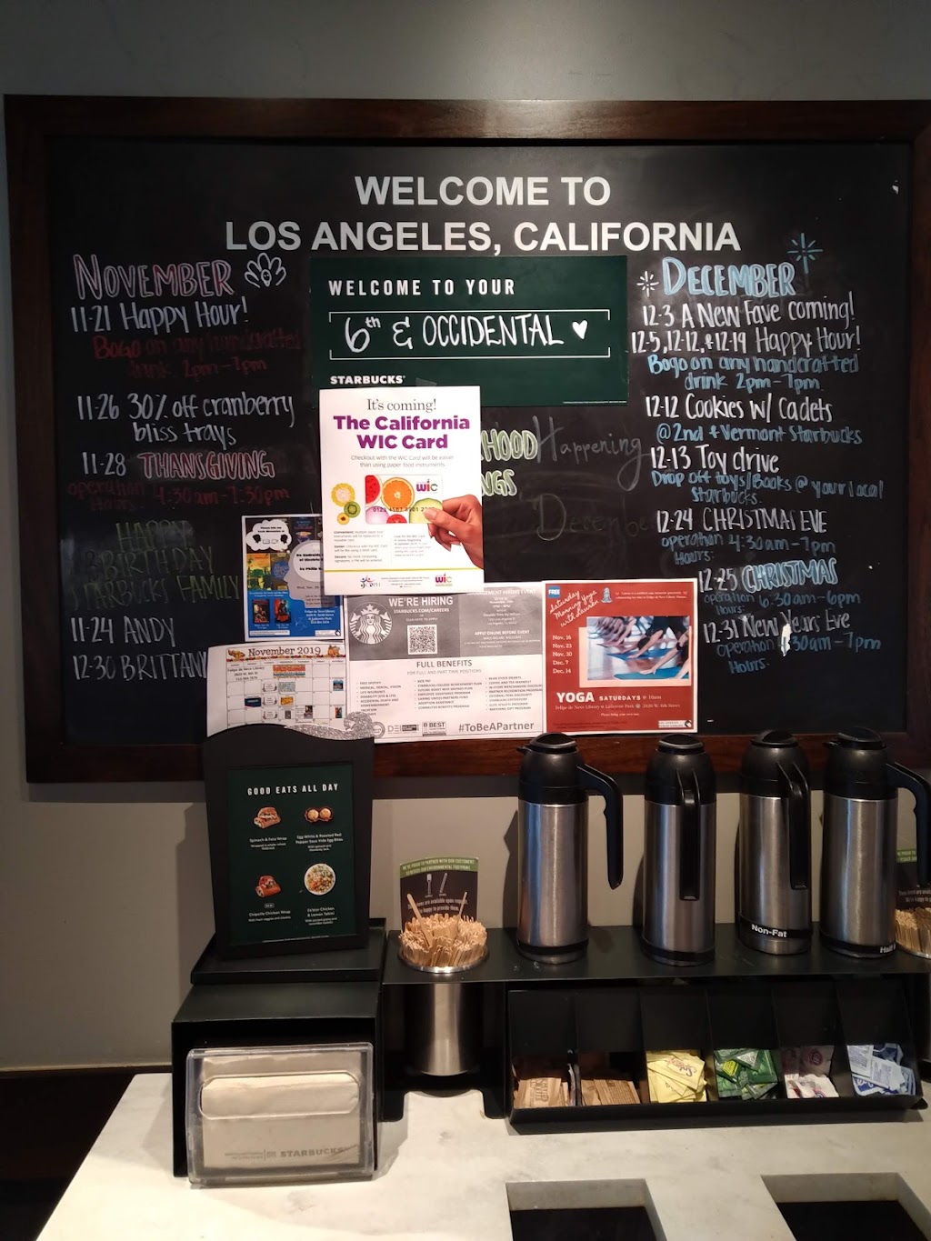 Starbucks | 534 S Occidental Blvd, Los Angeles, CA 90057, USA | Phone: (213) 215-4691