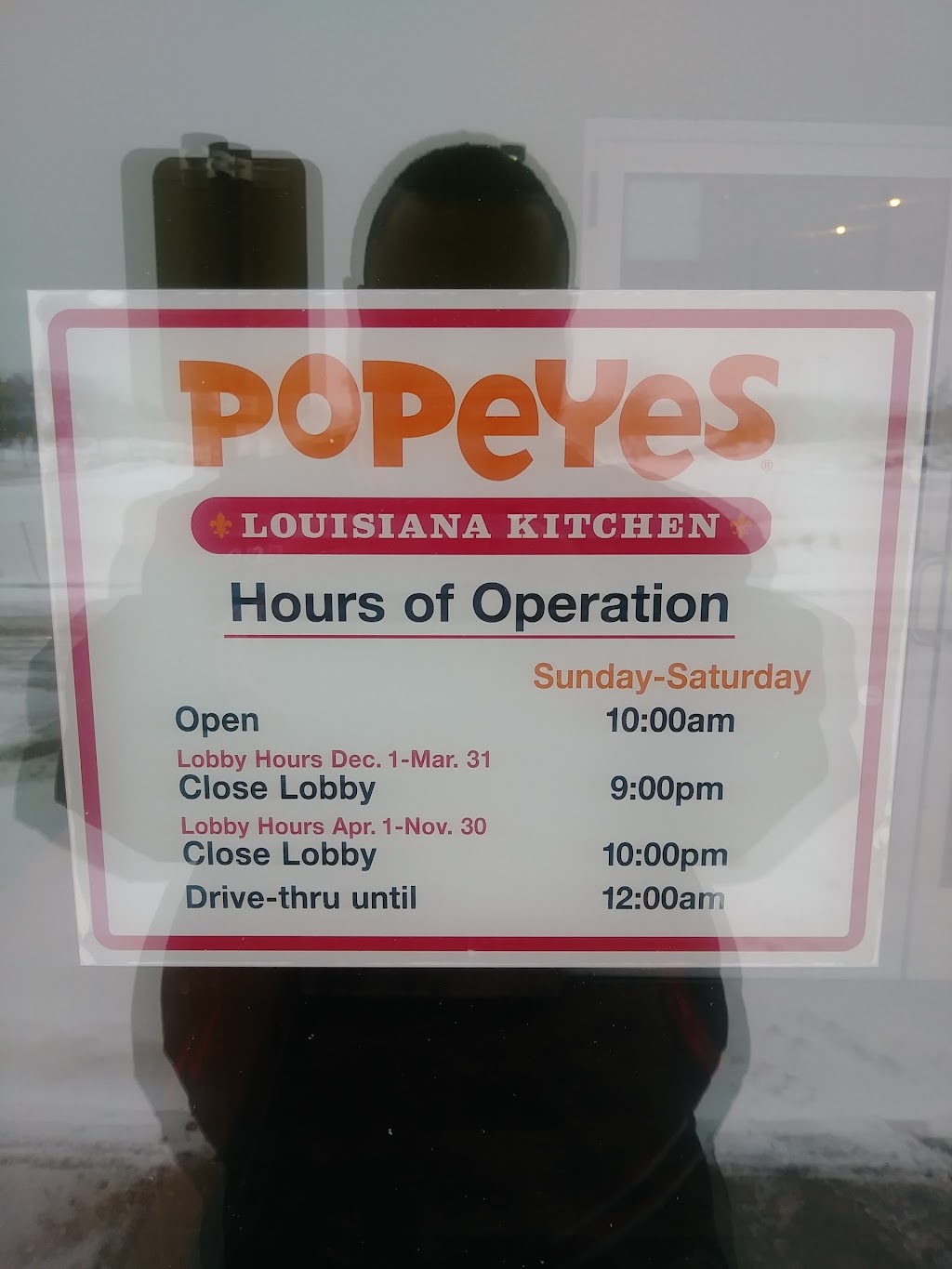 Popeyes Louisiana Kitchen | 5550 Durand Ave, Racine, WI 53406, USA | Phone: (262) 672-6806