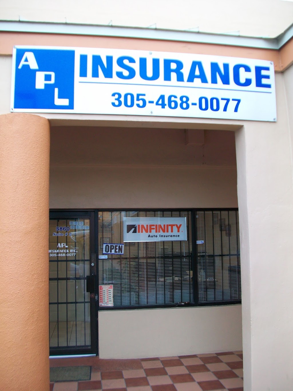 APL Insurance | 5860 SW 8th St #2, West Miami, FL 33144, USA | Phone: (305) 468-0077