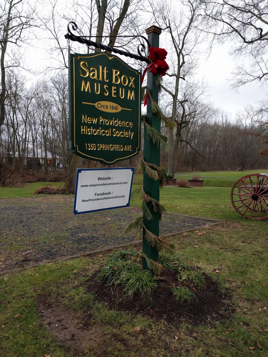 Saltbox Museum | 1350 Springfield Ave, New Providence, NJ 07974, USA | Phone: (908) 665-1034