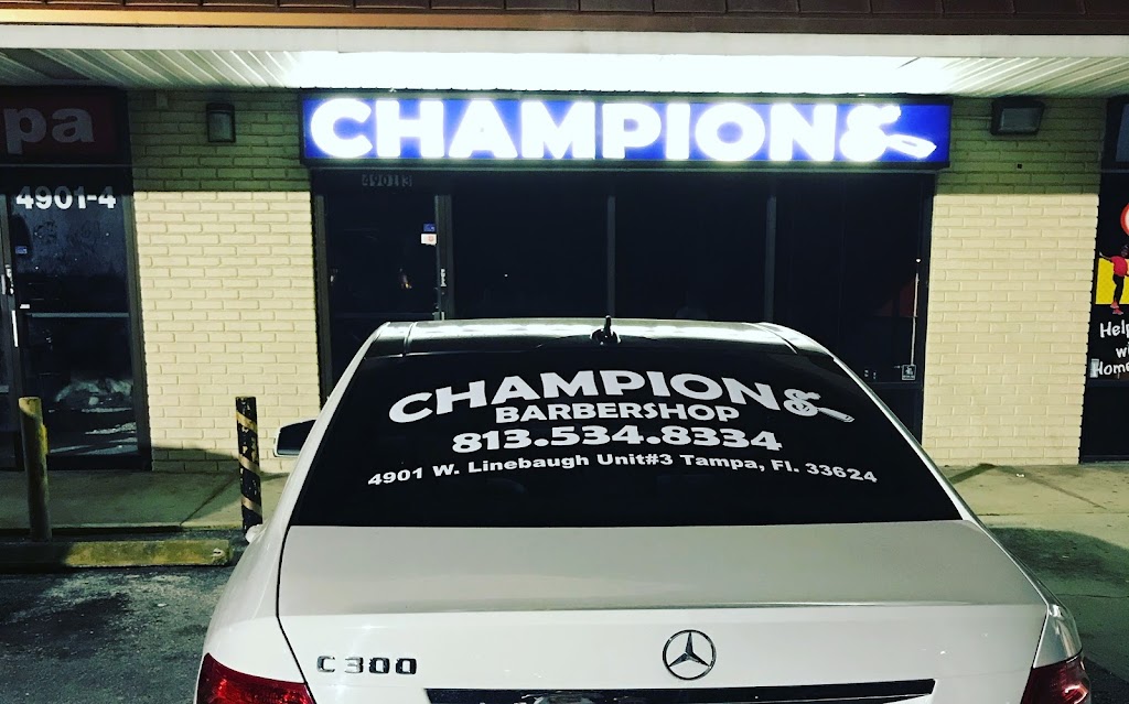 Champions Barber Shop | 4901 W Linebaugh Ave # 3, Tampa, FL 33624, USA | Phone: (813) 415-3422