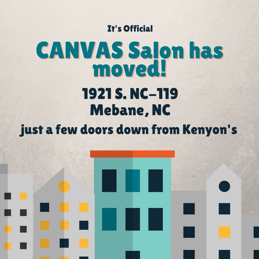 CANVAS Salon | 1921 NC-119, Mebane, NC 27302, USA | Phone: (919) 275-2895
