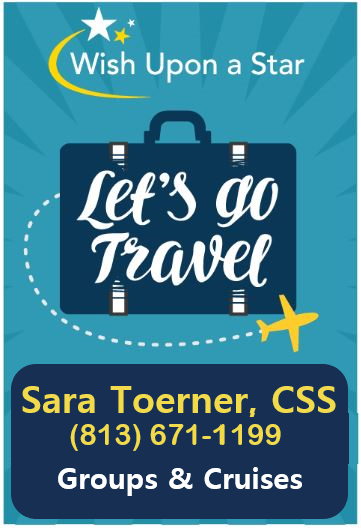 Sara Toerner, CSS Travel Agency: Wish Upon a Star with Us | 11407 Laurel Brook Ct, Riverview, FL 33569, USA | Phone: (813) 671-1199