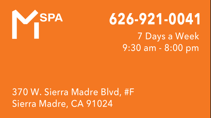 Massage Spa | 370 W Sierra Madre Blvd F, Sierra Madre, CA 91024, USA | Phone: (626) 493-7096