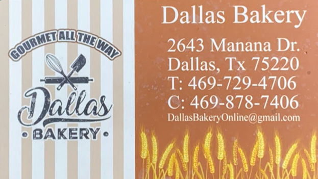 Dallas Bakery | 2643 Manana Dr, Dallas, TX 75220, USA | Phone: (469) 878-7406