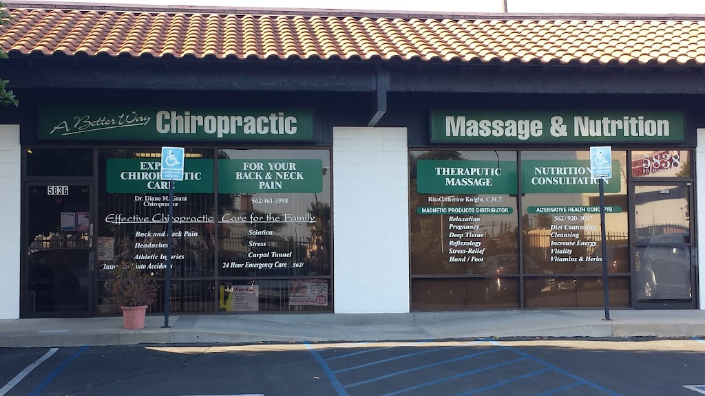 Chiropractic, Massage, and Nutrition | 5836 Bellflower Blvd, Lakewood, CA 90713, USA | Phone: (562) 461-3998