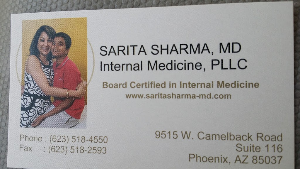 Sarita Sharma MD | 9515 W Camelback Rd Suite 116, Phoenix, AZ 85037, USA | Phone: (623) 518-4550