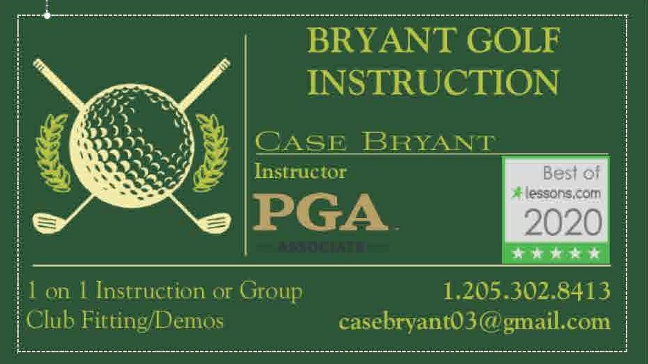 Bryant Golf | 1308 Harbor Light Trail, Jasper, AL 35504, USA | Phone: (205) 302-8413