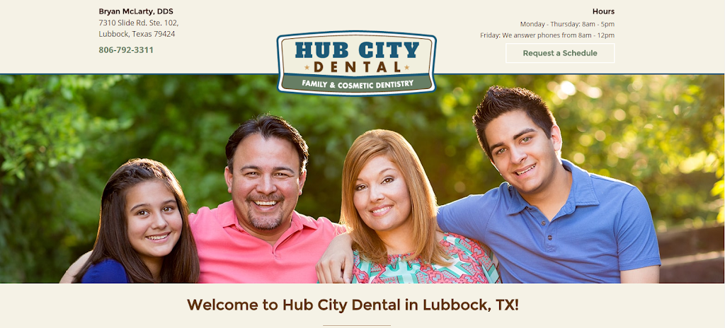 Hub City Dental | 7310 Slide Rd #102, Lubbock, TX 79424, USA | Phone: (806) 792-3311