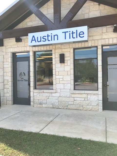 Austin Title Company | 901 Cypress Creek Road #104, Cedar Park, TX 78613, USA | Phone: (512) 823-2800