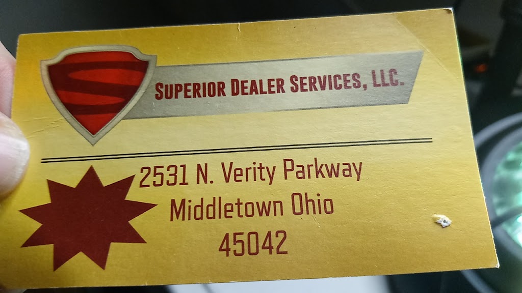 Superior Dealer Services, LLC | 2531 N Verity Pkwy, Middletown, OH 45042, USA | Phone: (513) 783-2861