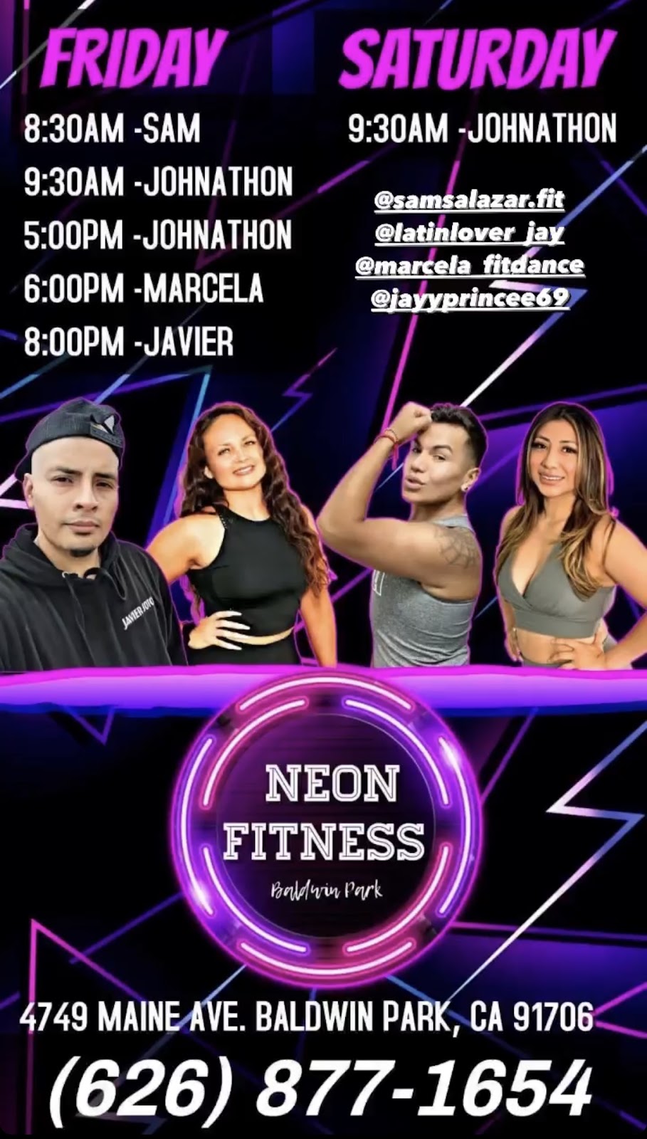 Neon Fitness | 4749 Maine Ave, Baldwin Park, CA 91706, USA | Phone: (626) 877-1654