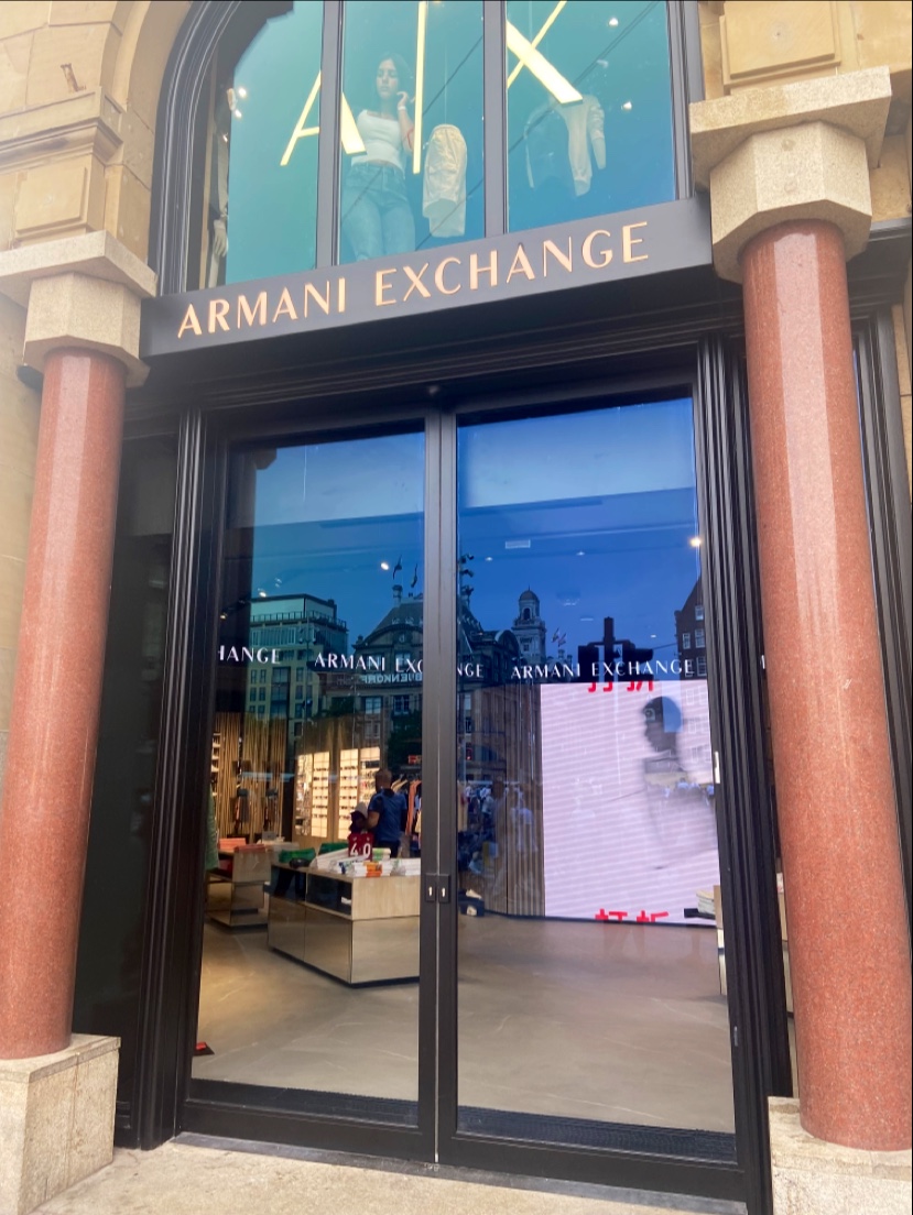 AX Armani Exchange | Dam 16, 1012 NP Amsterdam, Netherlands | Phone: 020 235 1102
