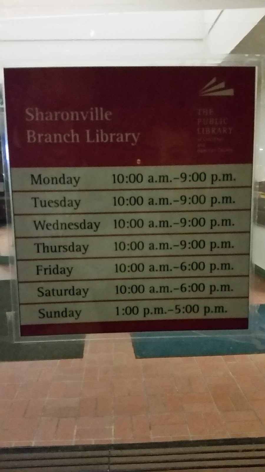 Sharonville Branch Library | 10980 Thornview Dr, Cincinnati, OH 45241, USA | Phone: (513) 369-6049