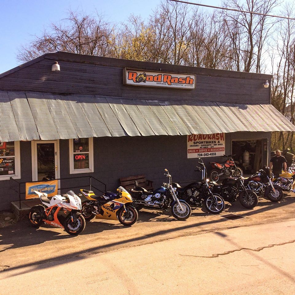 ROADRASH CYCLES | 126 Railroad St, Ruffs Dale, PA 15679, USA | Phone: (724) 542-4555