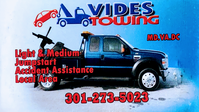 Vides Towing | 9604 E Light Dr, Silver Spring, MD 20903, USA | Phone: (301) 273-5023