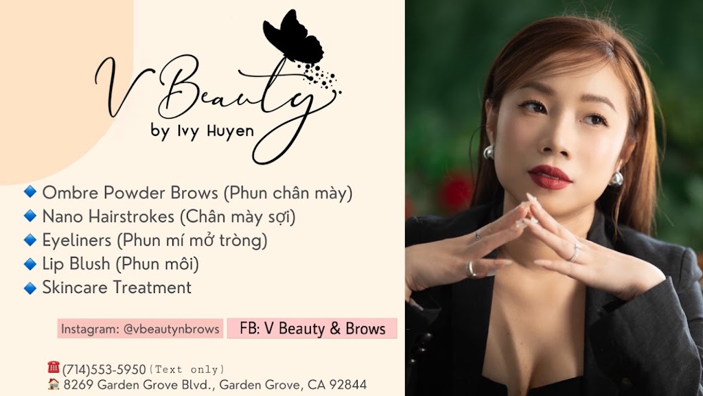 V Beauty & Brows | 8269 Garden Grove Blvd, Garden Grove, CA 92844, USA | Phone: (714) 553-5950