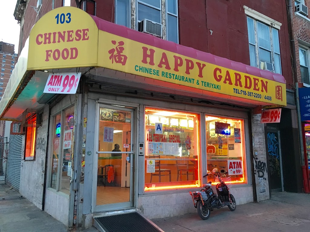 Happy Garden | 103 Graham Ave #2615, Brooklyn, NY 11206, USA | Phone: (718) 387-2200