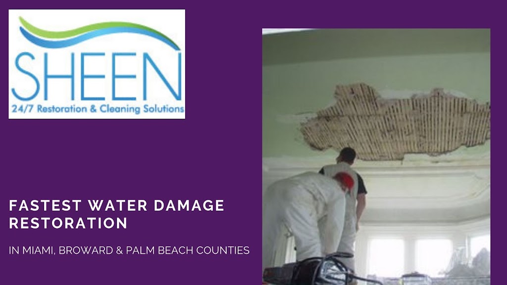 Sheen 24/7 Restoration & Cleaning Solutions | 10294 Guatemala St, Hollywood, FL 33026, USA | Phone: (954) 944-2722