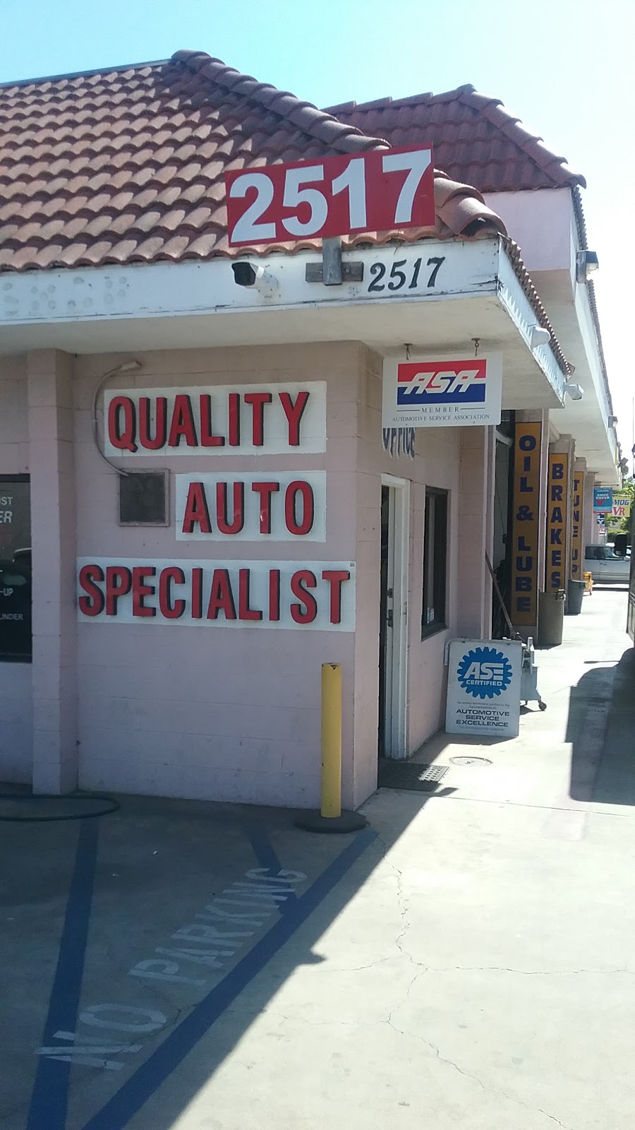Quality Auto Specialists | 2517 S Main St, Santa Ana, CA 92707, USA | Phone: (714) 751-3936