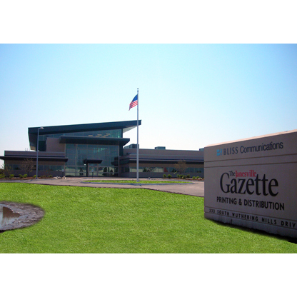 The Gazette Printing & Distribution Center | 333 S Wuthering Hills Dr, Janesville, WI 53546, USA | Phone: (608) 755-9455