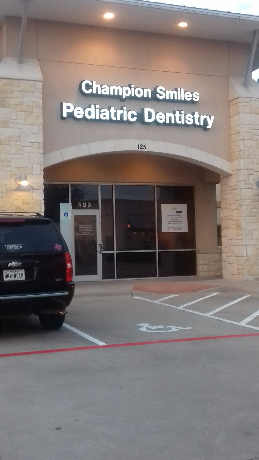 Champion Smiles Pediatric Dentistry | 125 Ed Schmidt Blvd #240, Hutto, TX 78634, USA | Phone: (512) 982-1500