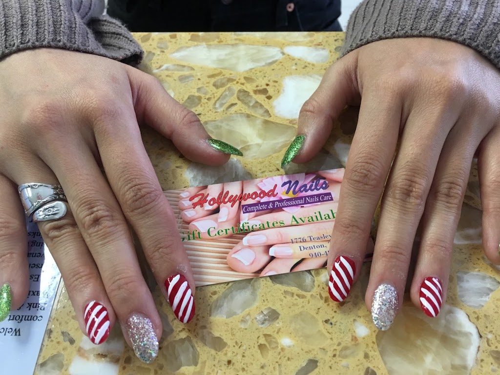 Hollywood Nails & Spa | 1776 Teasley Ln #108, Denton, TX 76205, USA | Phone: (940) 484-4620