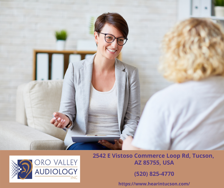 Oro Valley Audiology | 2542 E Vistoso Commerce Loop Rd, Tucson, AZ 85755, USA | Phone: (520) 825-4770