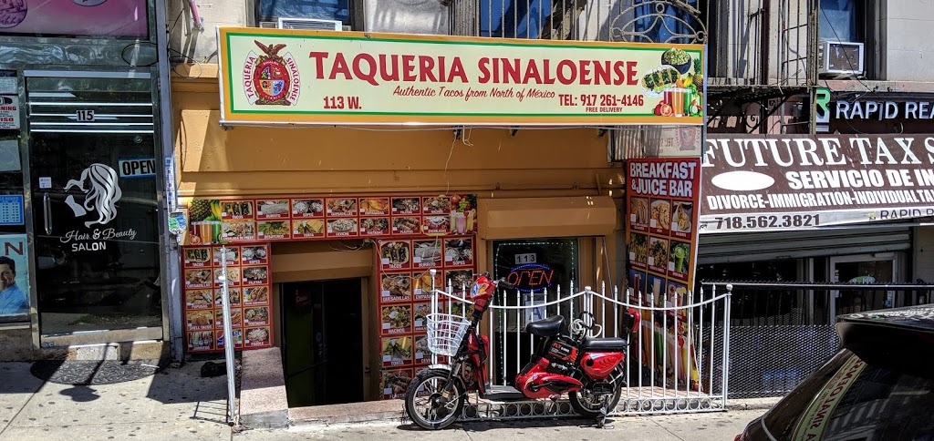 Taqueria Sinaloense | 113 W 225th St, Bronx, NY 10463, USA | Phone: (917) 261-4146