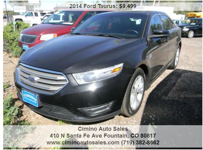 Cimino Auto Sales | 410 N Santa Fe Ave, Fountain, CO 80817, USA | Phone: (719) 382-8662