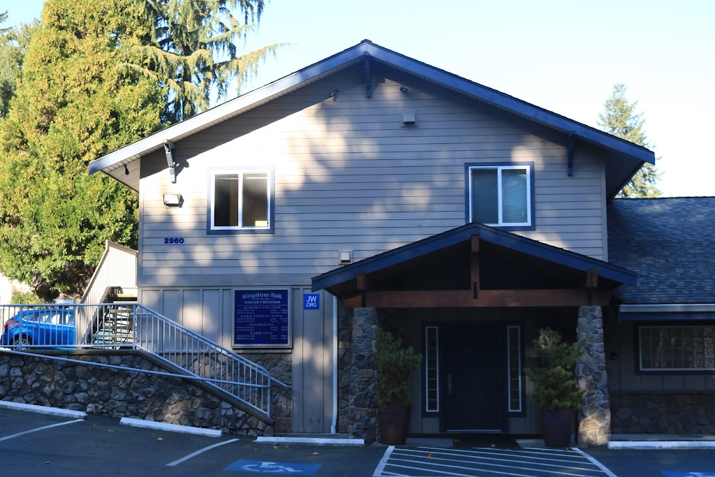 Kingdom Hall of Jehovahs Witnesses | 2960 NE 200th St, Shoreline, WA 98155, USA | Phone: (206) 364-7531