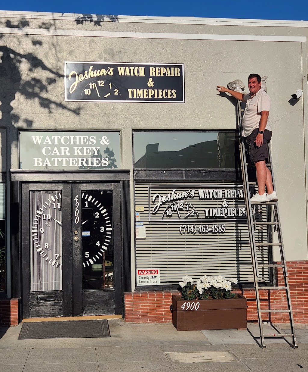 Joshuas Watch Repair & Time Pieces | 4900 Main St, Yorba Linda, CA 92886, USA | Phone: (714) 463-4585