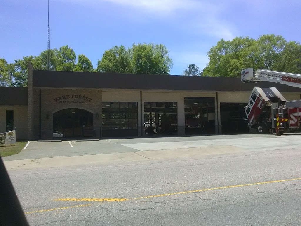 Wake Forest Fire Department Station 1 | 420 Elm Ave, Wake Forest, NC 27587, USA | Phone: (919) 556-1966