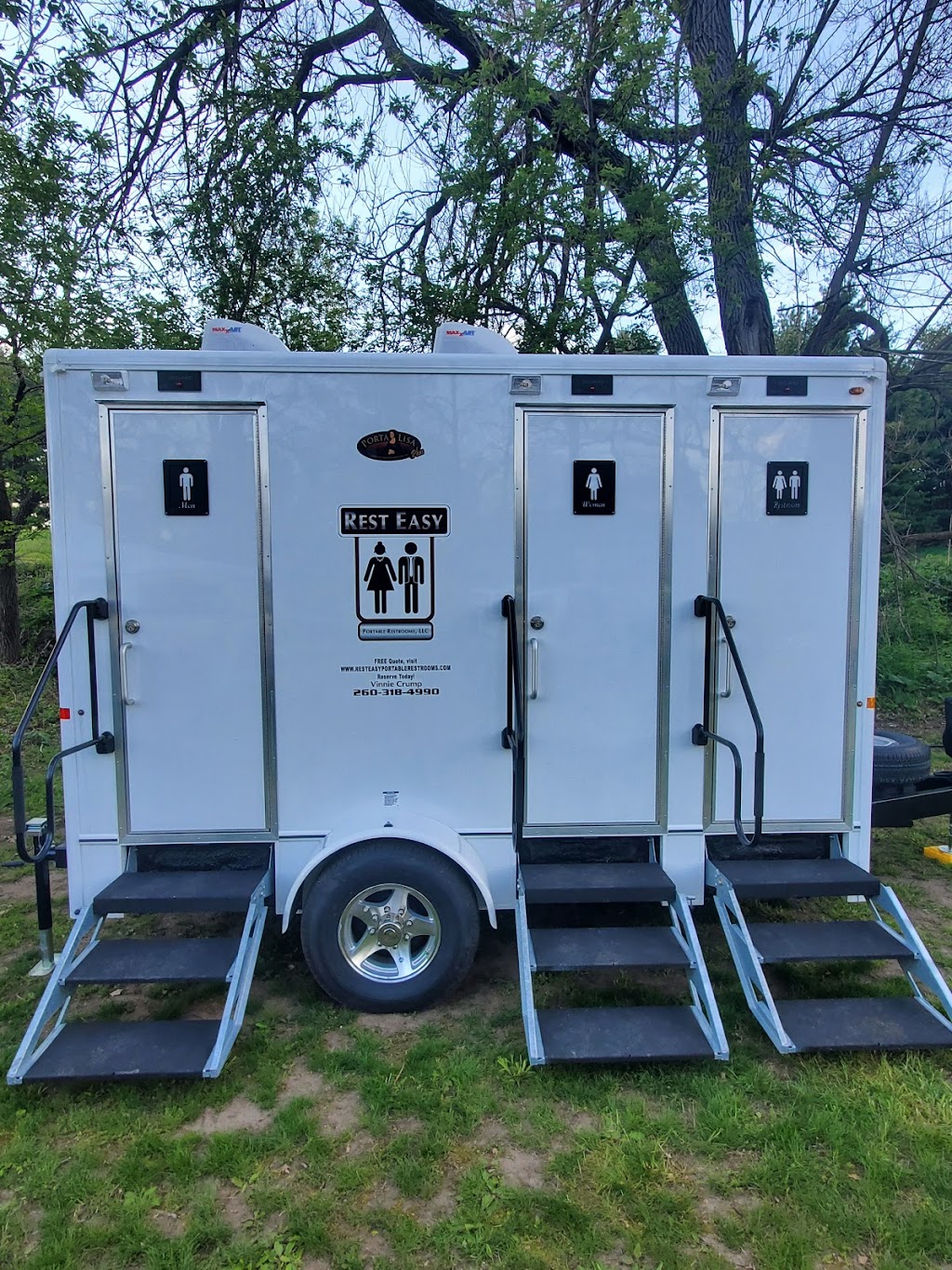 Rest Easy Portable Restrooms | 123 S Main St, Avilla, IN 46710, USA | Phone: (260) 318-4990
