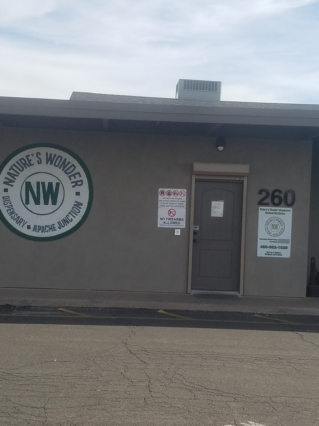 Natures Wonder Dispensary | 260 W Apache Trail, Apache Junction, AZ 85120, USA | Phone: (480) 982-1529