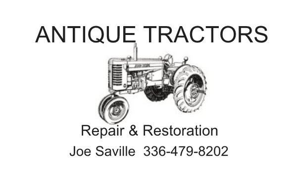 Antique tractors | 12400 NC-47, Denton, NC 27239, USA | Phone: (336) 479-8202