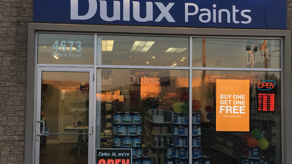 Dulux Paints | 4673 Ontario St, Beamsville, ON L0R 1B4, Canada | Phone: (905) 563-9610