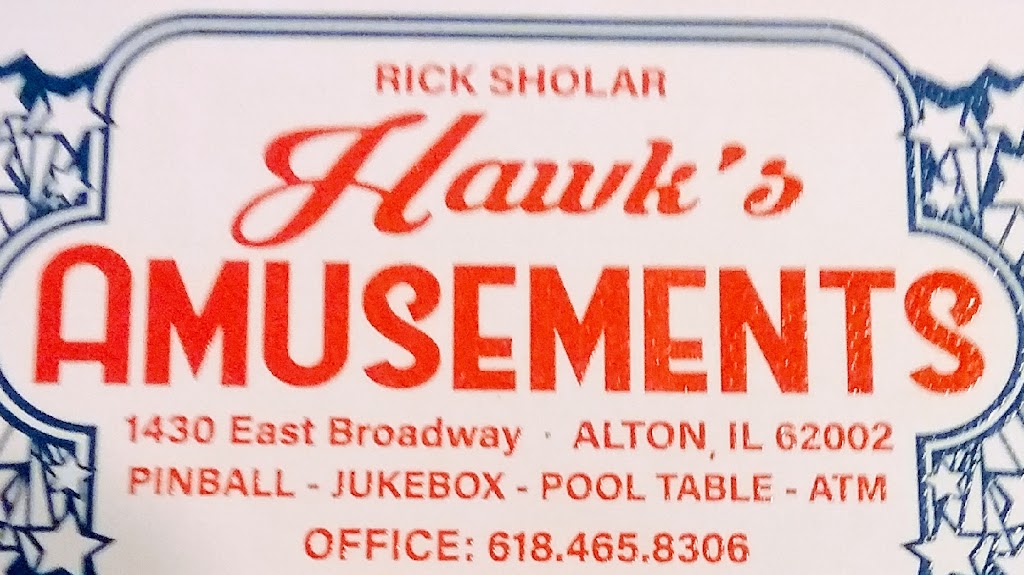 Hawk Amusement | 1430 E Broadway, Alton, IL 62002, USA | Phone: (618) 465-8306