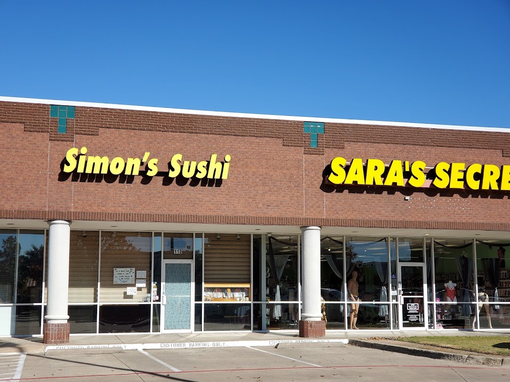 Simons Sushi | 810 N US 75-Central Expy 1000 UNIT 110, Plano, TX 75074, USA | Phone: (972) 881-0818