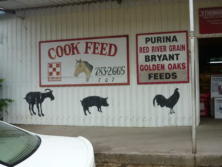 Cook Feed Store | 707 S Pkwy Dr, Alvarado, TX 76009, USA | Phone: (817) 783-2665