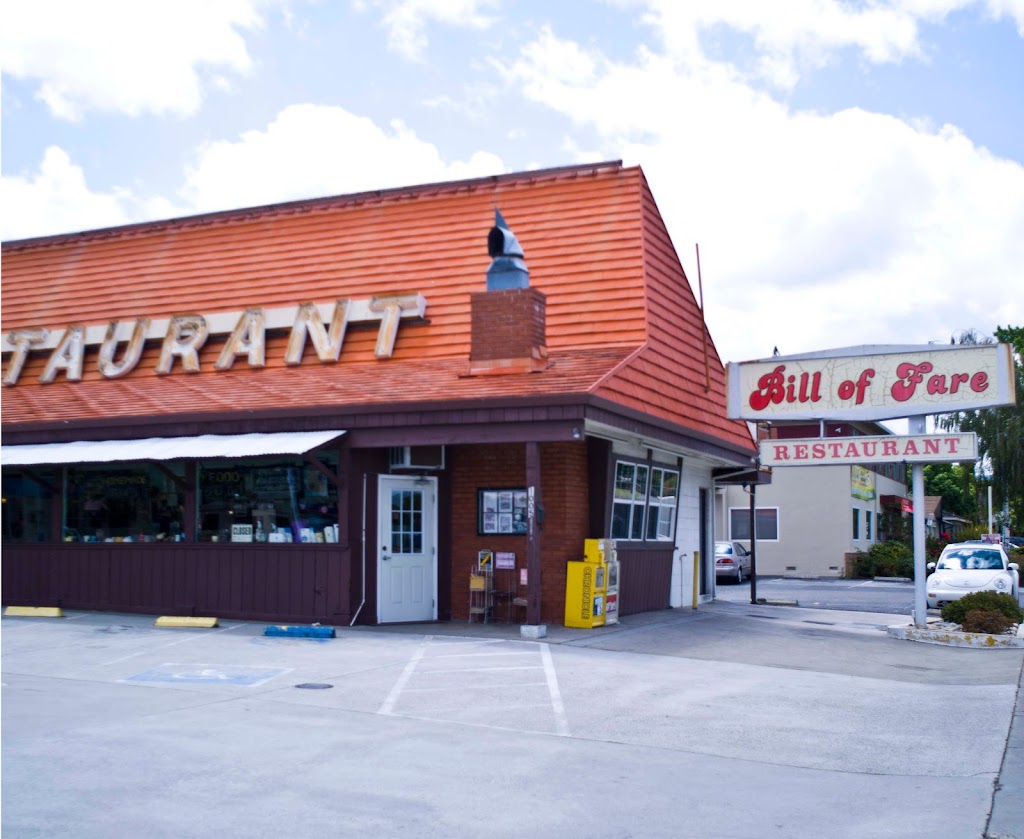 Bill of Fare | 1069 Saratoga Ave, San Jose, CA 95129, USA | Phone: (408) 446-4050