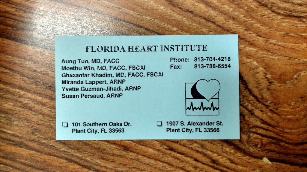 Florida Heart Institute | 101 Southern Oaks Dr, Plant City, FL 33563, USA | Phone: (813) 704-4218