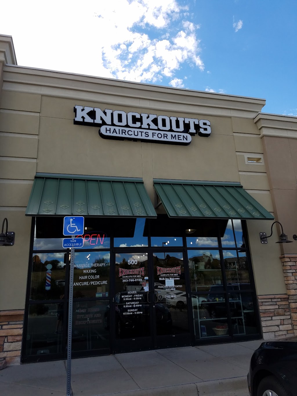 Knockouts Haircuts For Men | 6262 S Parker Rd Unit 500, Centennial, CO 80016, USA | Phone: (303) 766-0159